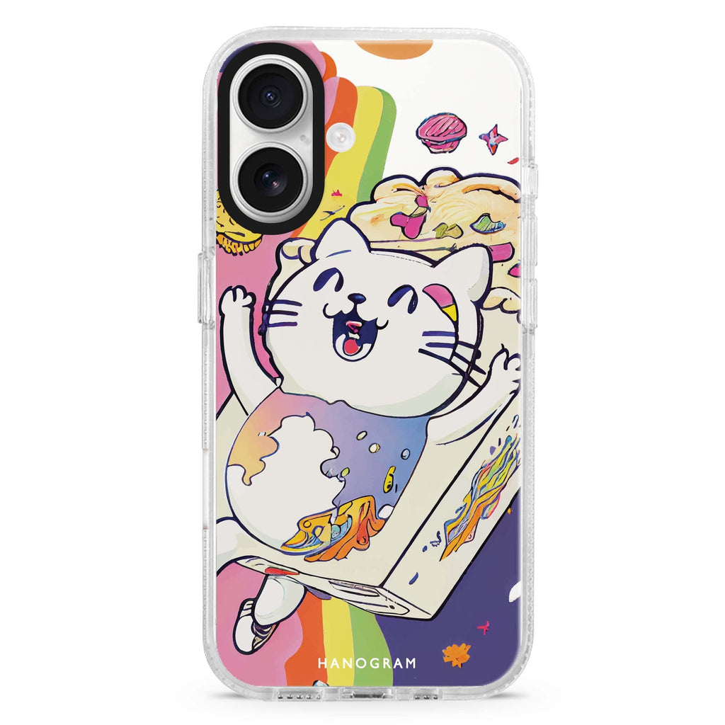 Rainbow Cat 水晶透明保護殼