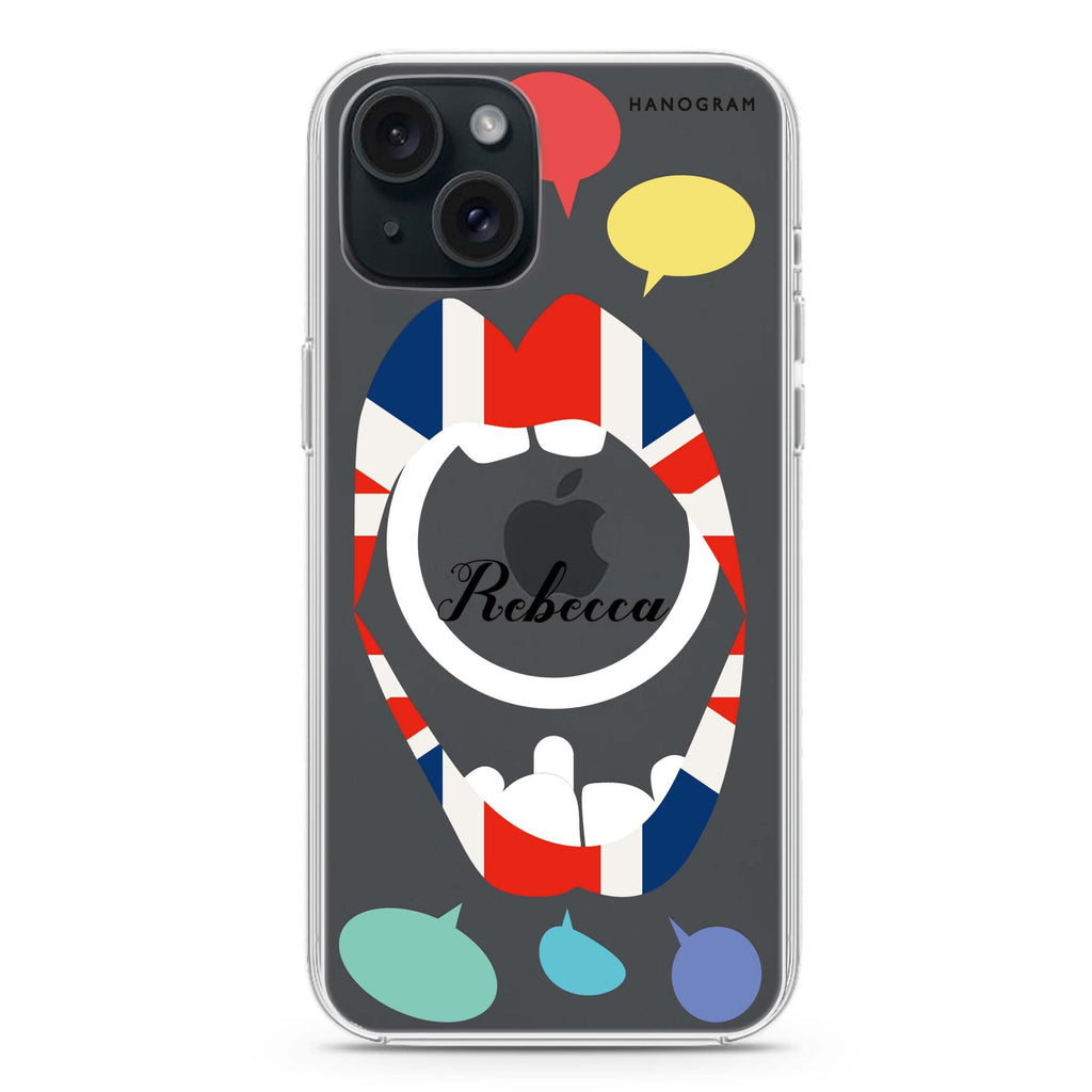 Speak up UK iPhone 15 Plus Magsafe 兼容水晶透明保護殼