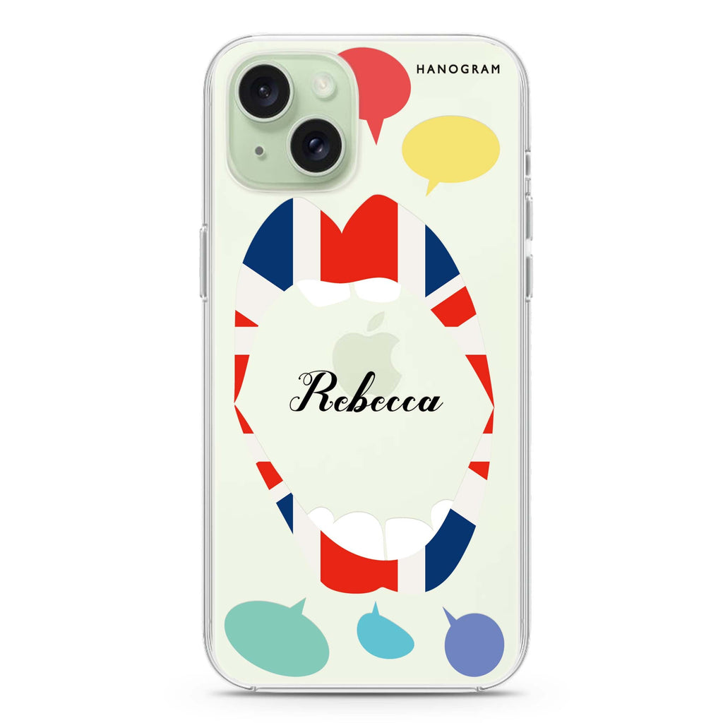 Speak up UK iPhone 15 plus 水晶透明保護殼