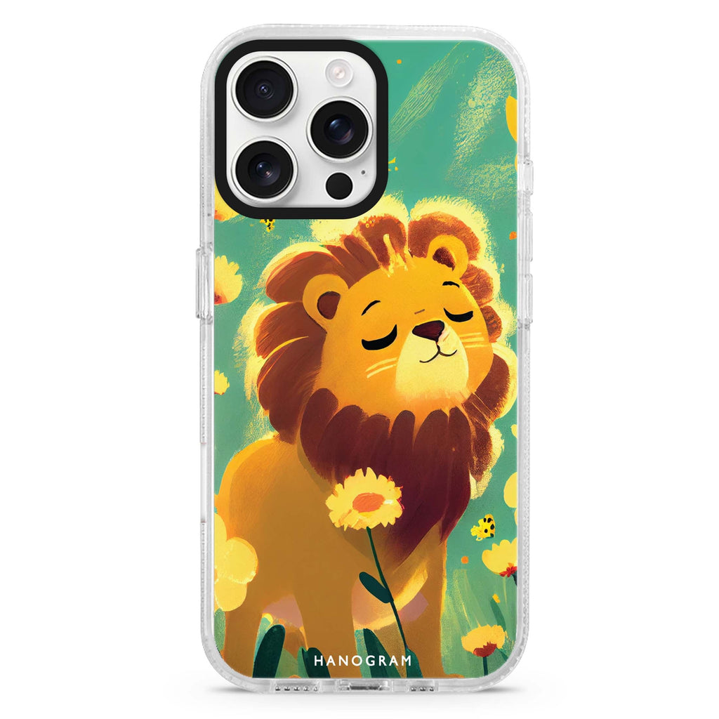 Lion in the garden Magsafe 兼容水晶透明保護殼