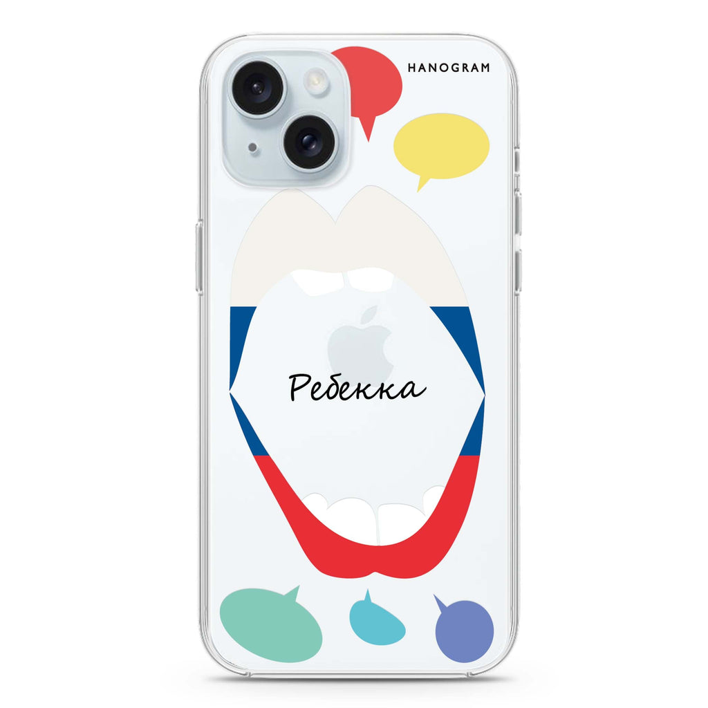 Speak up RUS iPhone 15 plus 水晶透明保護殼