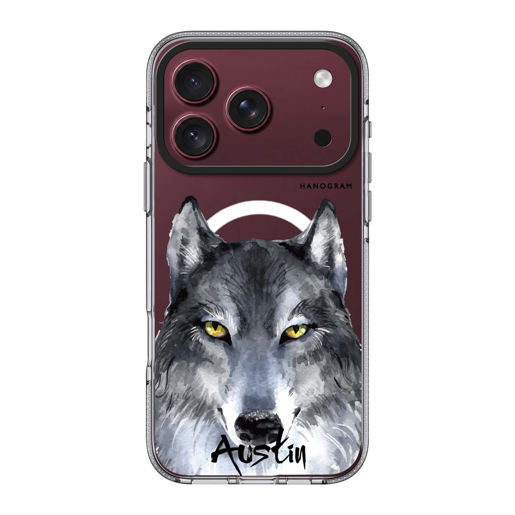 Snow Wolf 水晶透明保護殼