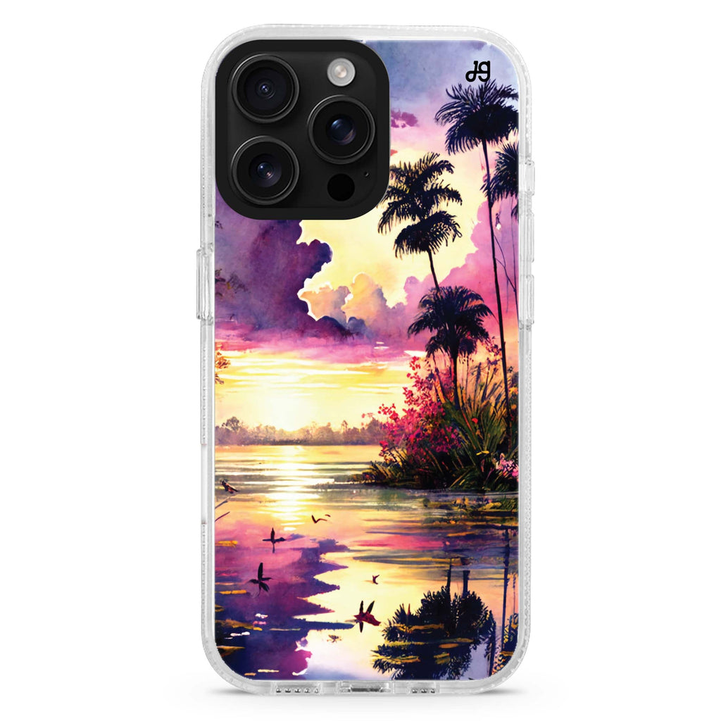 Tropical rainforest Magsafe 兼容水晶透明保護殼