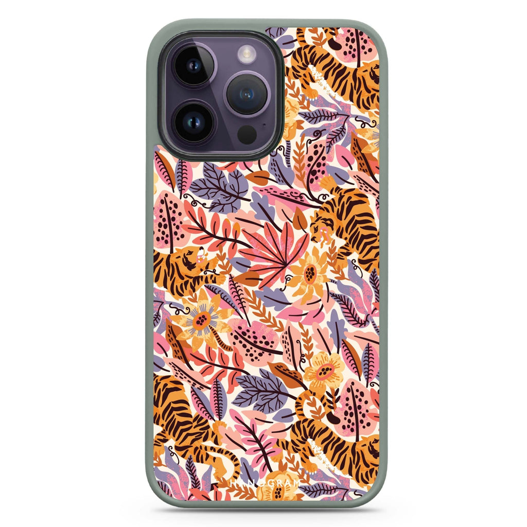 Tiger & Floral 防衝擊保護殼