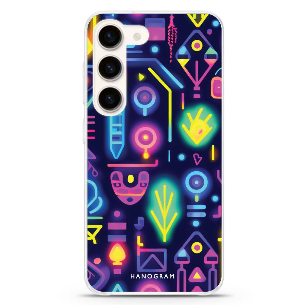 Neon Sparkle Samsung Galaxy 水晶透明保護殼