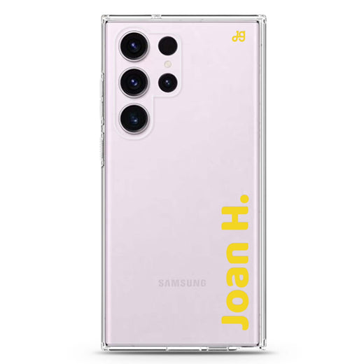 Signed & Styled Samsung Galaxy Ultra 可加名字透明保護殼，適用 S26/S25/S24/S23 Ultra，圖1