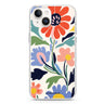 Brushed Blossoms iPhone 14 Magsafe 兼容水晶透明保護殼