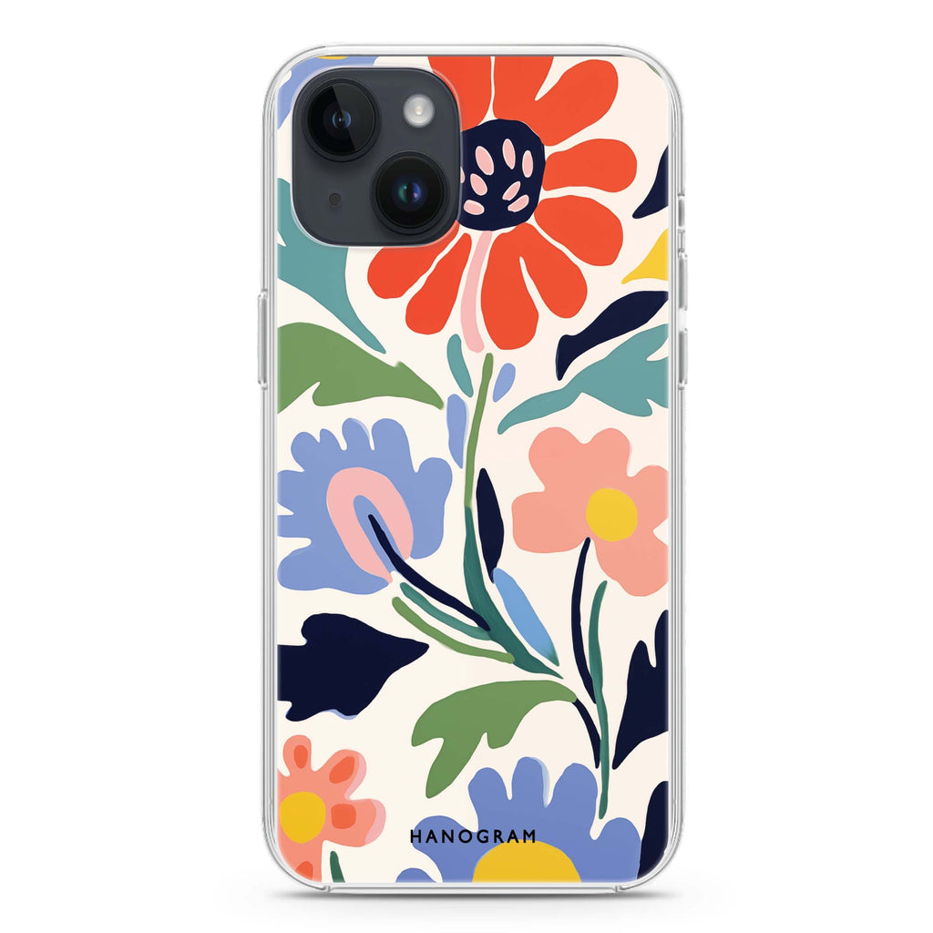 Brushed Blossoms iPhone 14 水晶透明保護殼