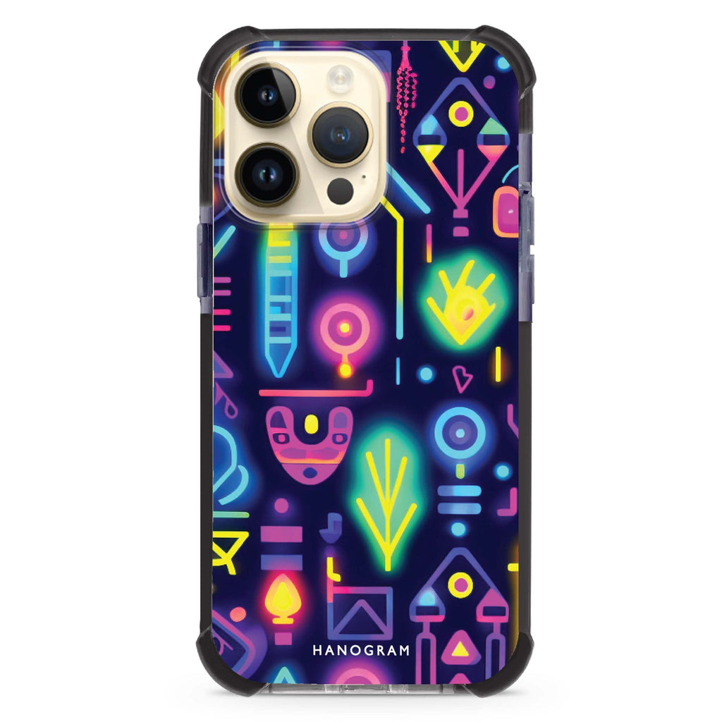 Neon Sparkle iPhone Magsafe 兼容超強防摔保護殼