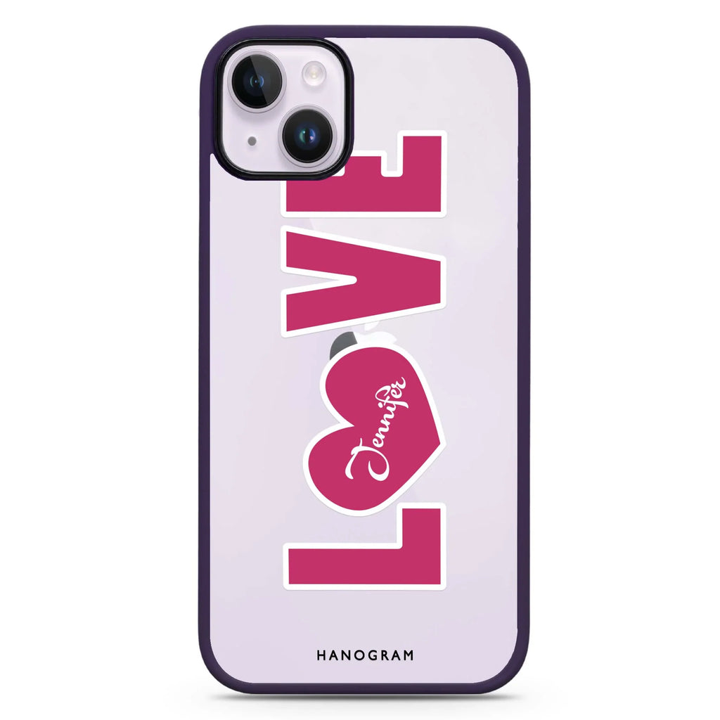 Unique Love iPhone 15 Plus 防衝擊保護殼