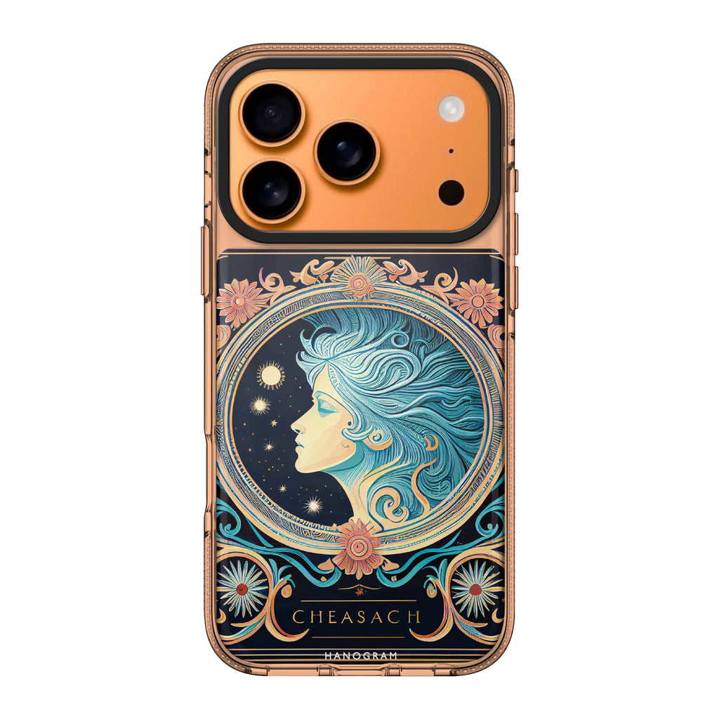 Cheasach iPhone 17 Pro Max MagSafe 水晶透明保護殼 插畫圖案設計 圖1