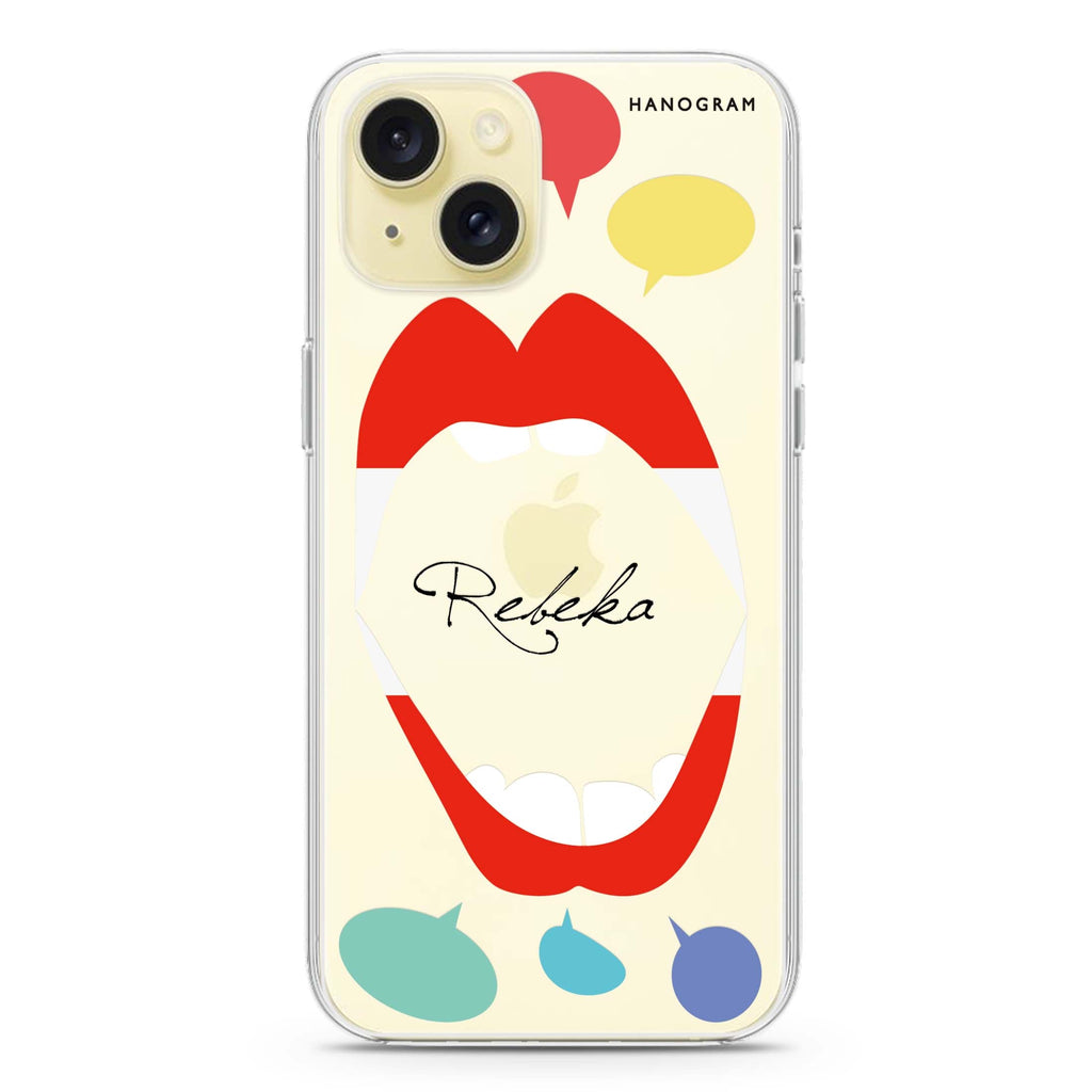 Speak up AT iPhone 15 plus 水晶透明保護殼