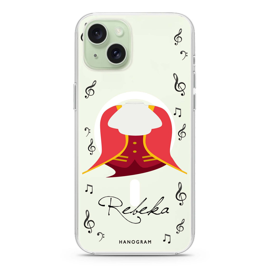 AT Culture Clothing iPhone 15 Plus Magsafe 兼容水晶透明保護殼