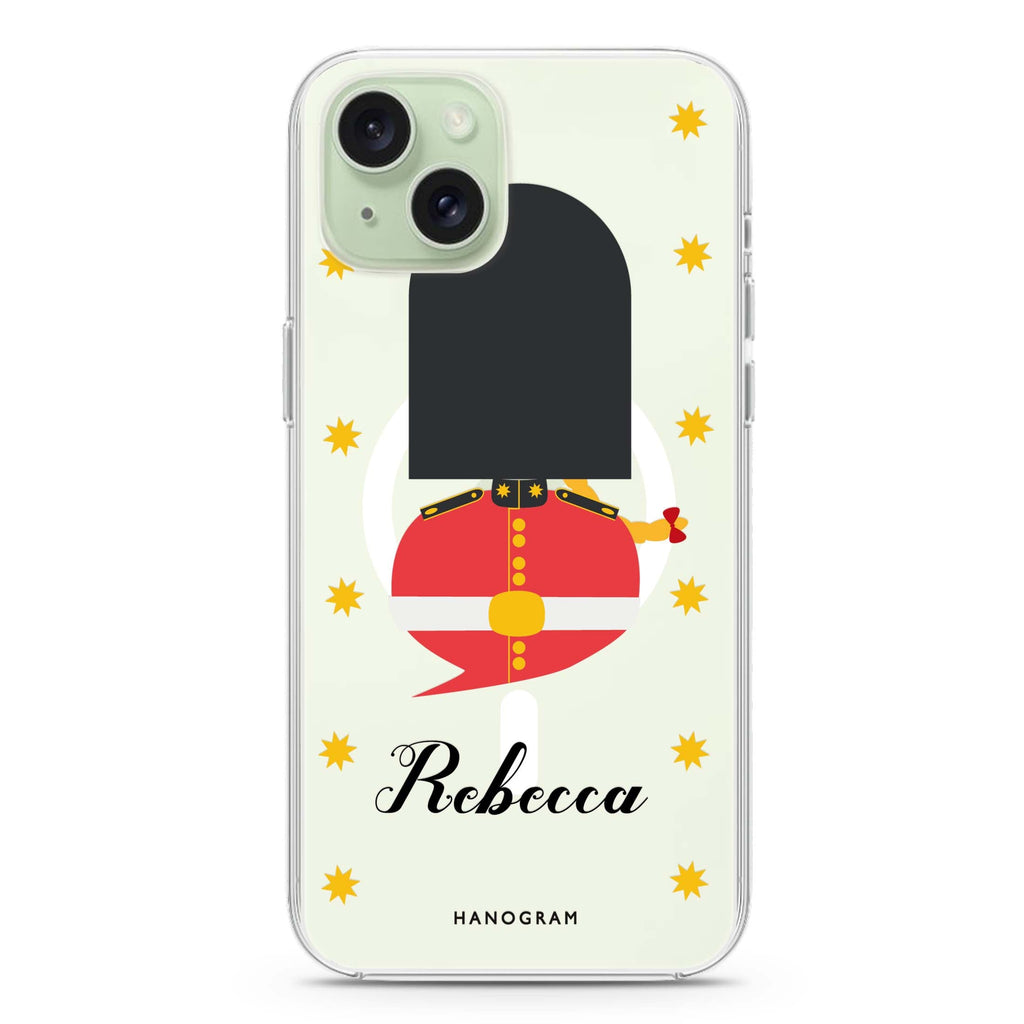 UK Culture Clothing iPhone 15 Magsafe 兼容水晶透明保護殼