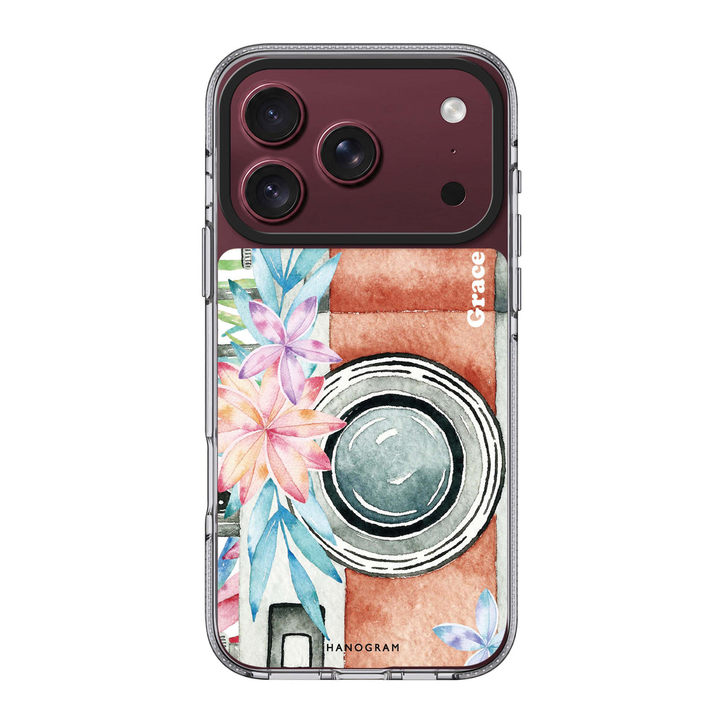 Watercolor Camera 水晶透明保護殼