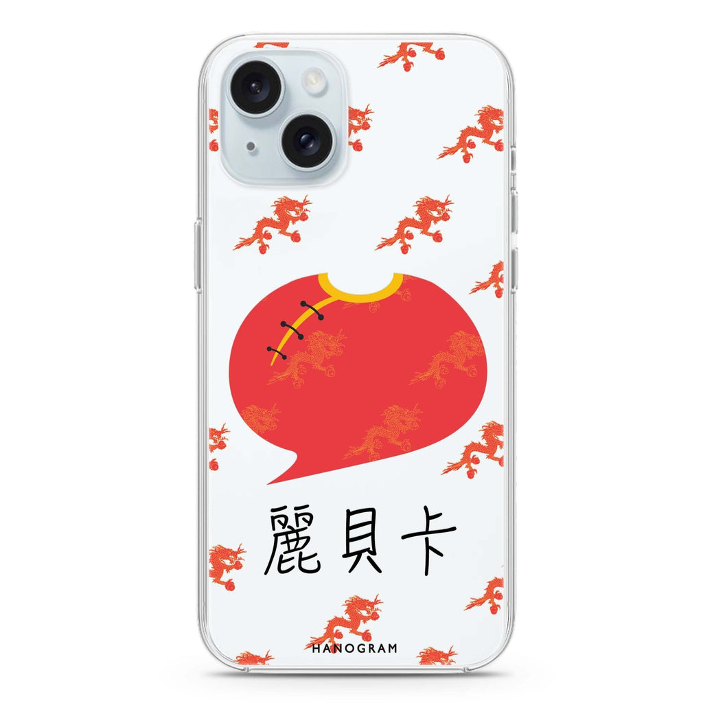 HK Culture Clothing iPhone 15 plus 水晶透明保護殼
