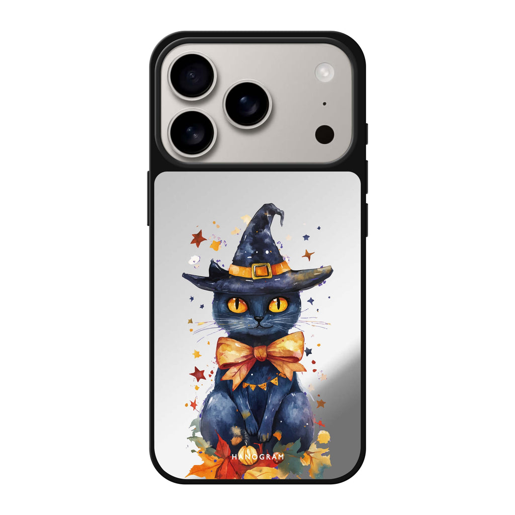 Midnight Kitty Charms 貓咪 iPhone 17 Pro Max 鏡面手機殼主圖