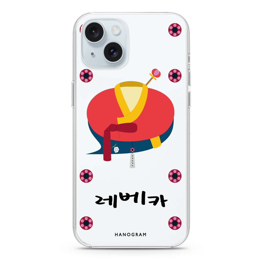 KR Culture Clothing iPhone 15 plus 水晶透明保護殼