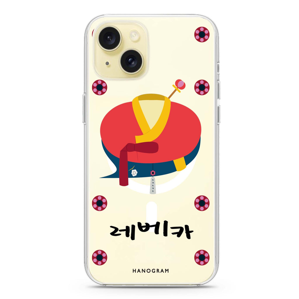 KR Culture Clothing iPhone 15 Plus Magsafe 兼容水晶透明保護殼