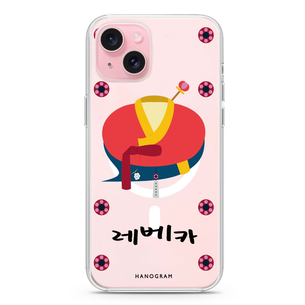 KR Culture Clothing iPhone 15 Magsafe 兼容水晶透明保護殼