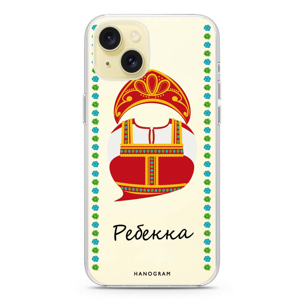 RUS Culture Clothing iPhone 15 plus 水晶透明保護殼