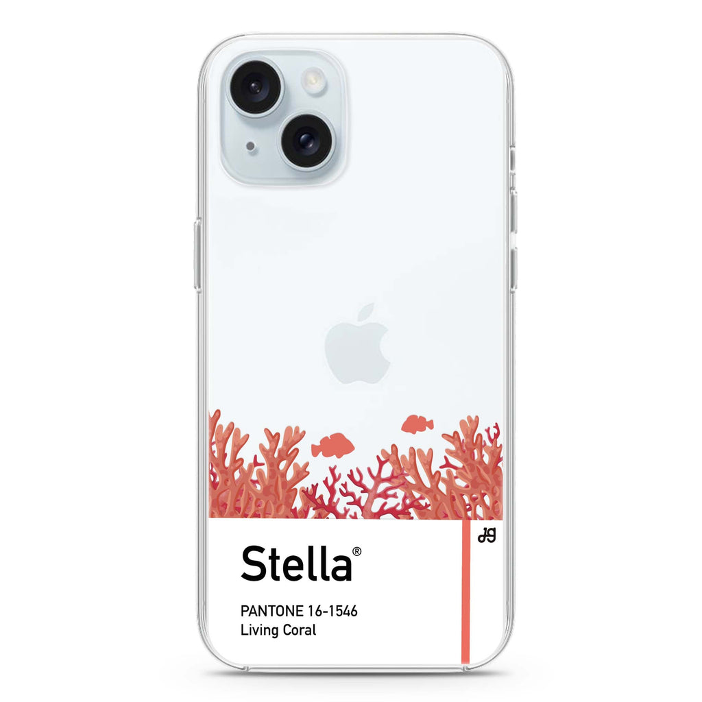 #16-1546 Living Coral I iPhone 15 水晶透明保護殼