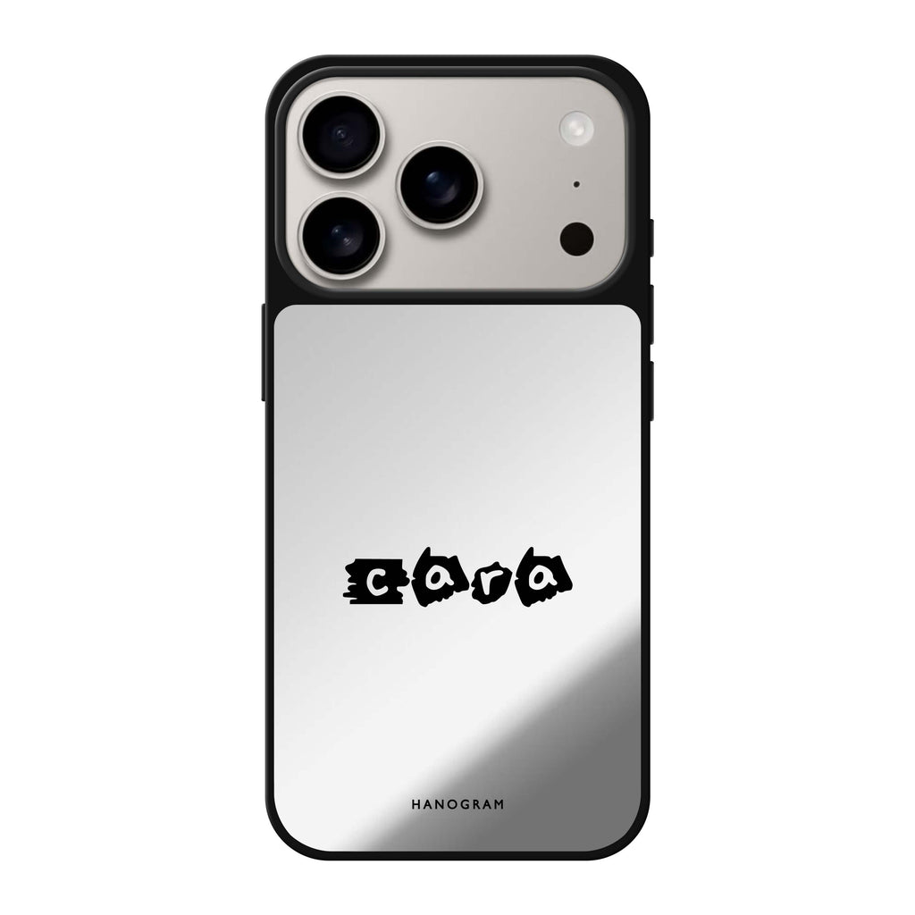 Sticker Custom Name 文字 iPhone 17 Pro Max 鏡面手機殼主圖