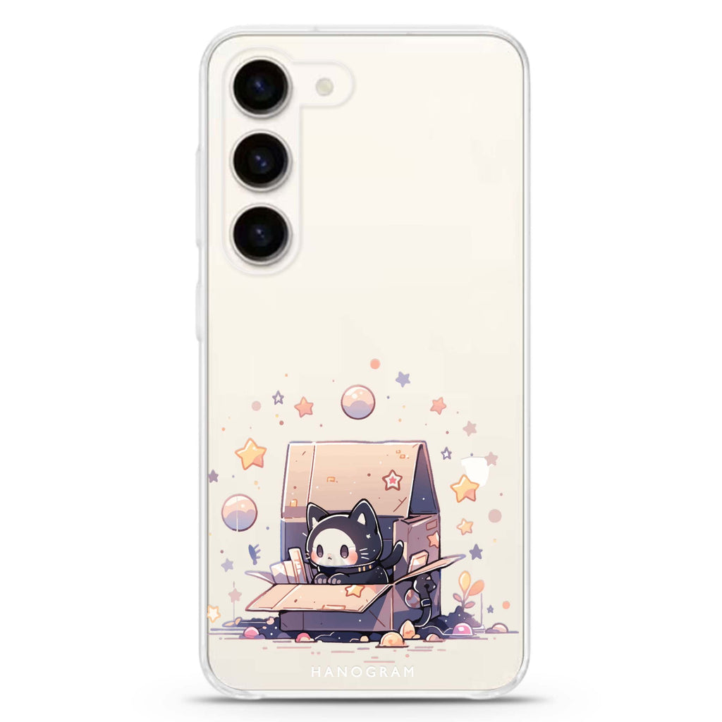 Starship Cat Pod Samsung Galaxy 水晶透明保護殼
