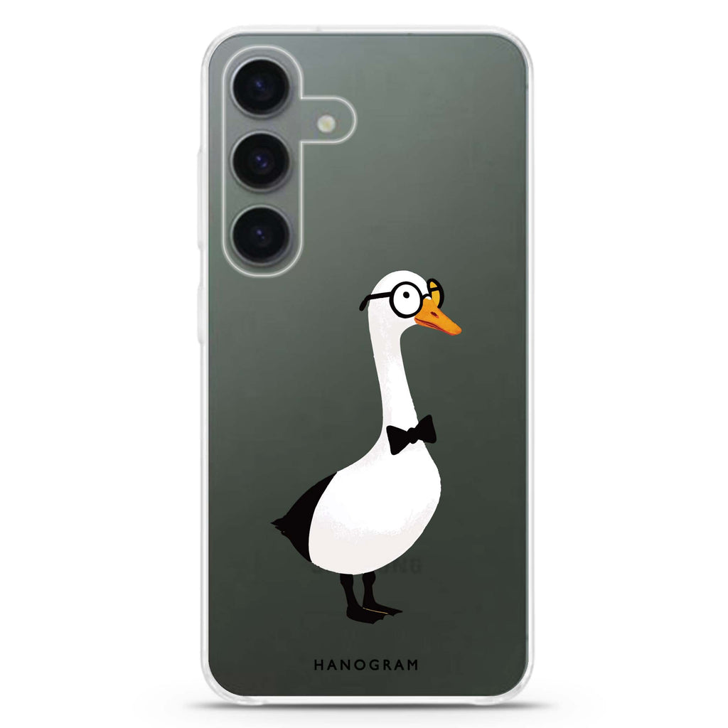 Gentleman Goose Samsung Galaxy S26/S25/S24 水晶透明保護殼正面展示