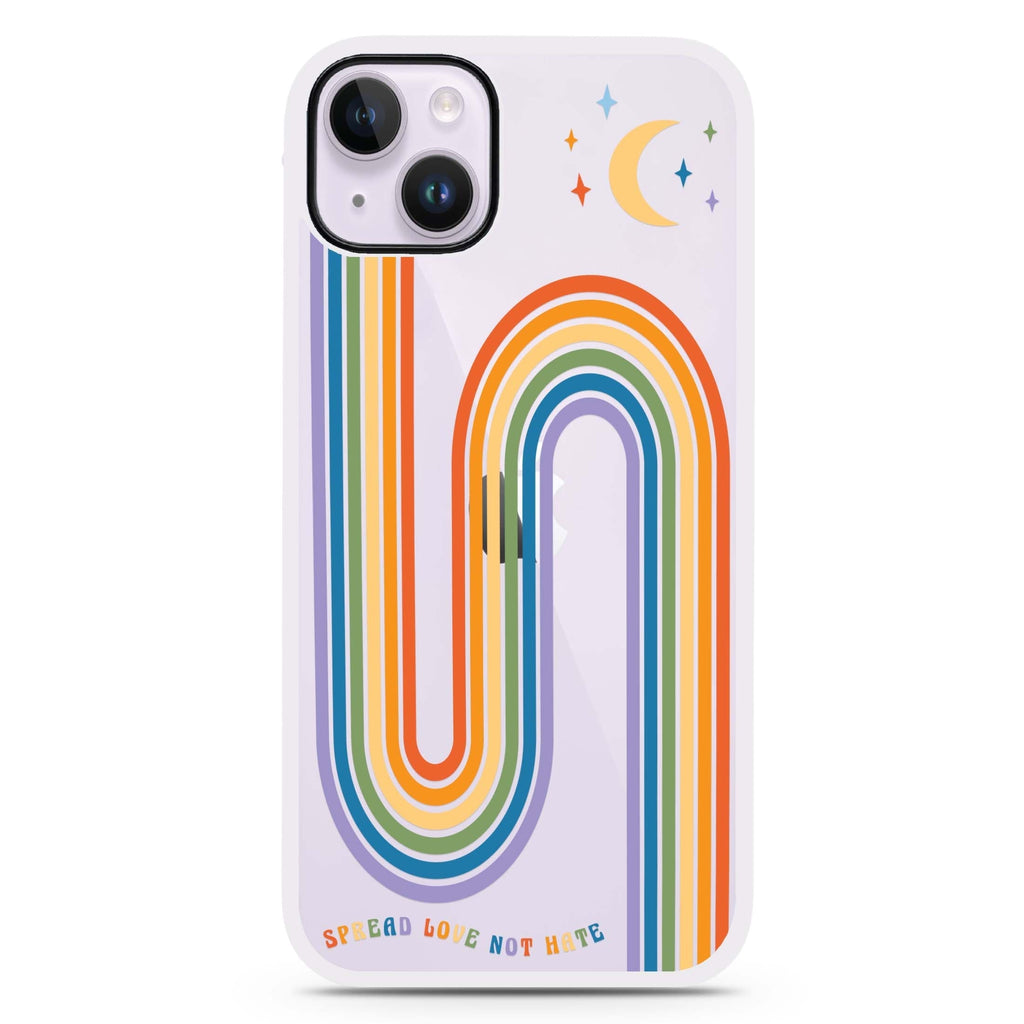 Spread Love with rainbow iPhone 15 Plus 防衝擊保護殼