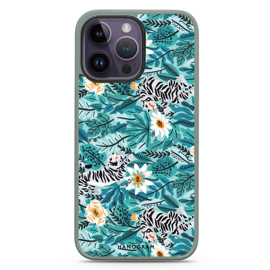 Tiger & Floral 防衝擊保護殼