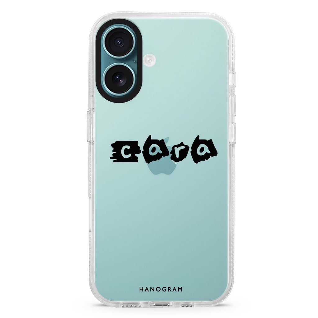 Sticker Custom Name 水晶透明保護殼