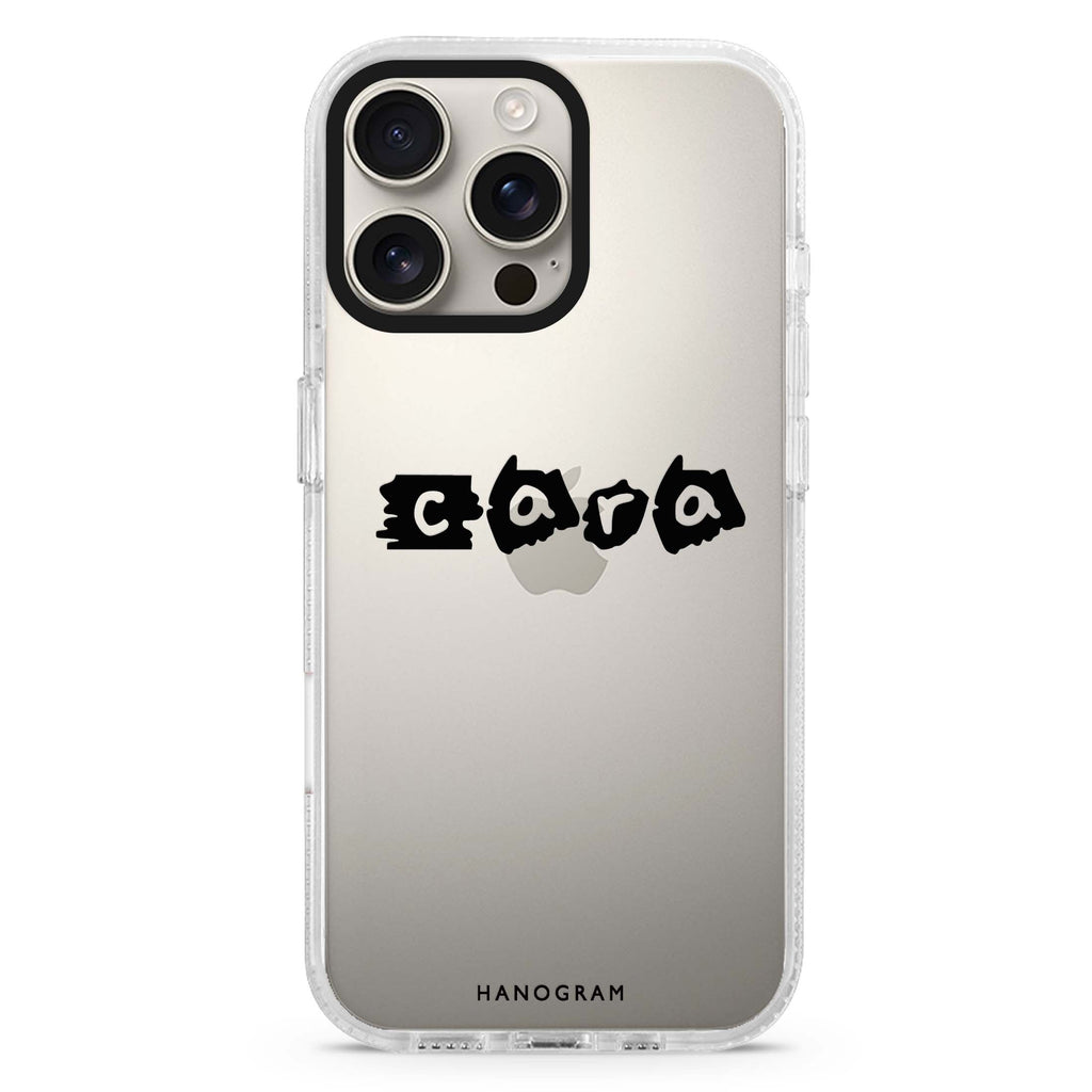 Sticker Custom Name iPhone 16 Pro & 16 Pro Max Case - Personalized and Stylish Protection
