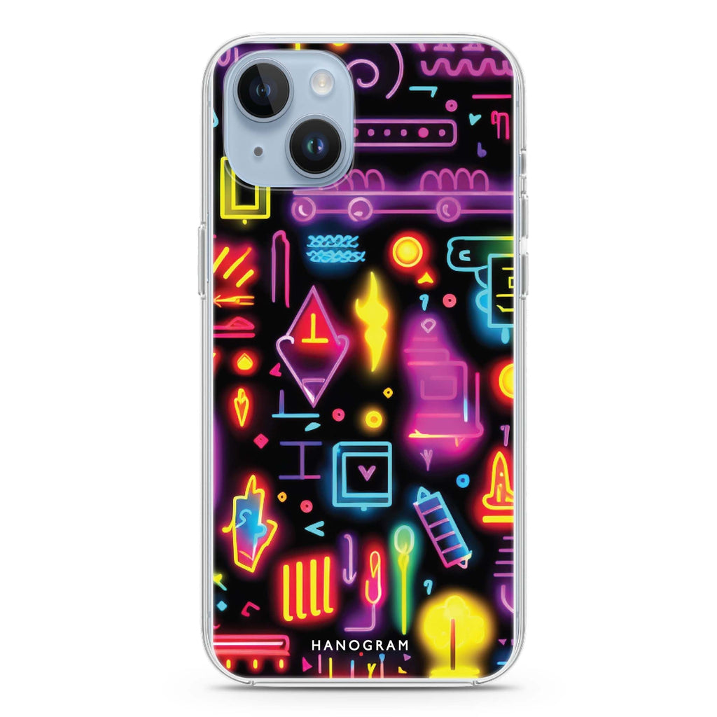 Neon Dreams iPhone 14 Magsafe 兼容水晶透明保護殼