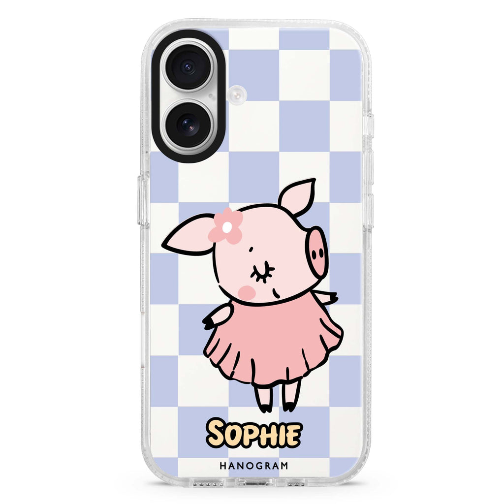 Pretty Pig 水晶透明保護殼