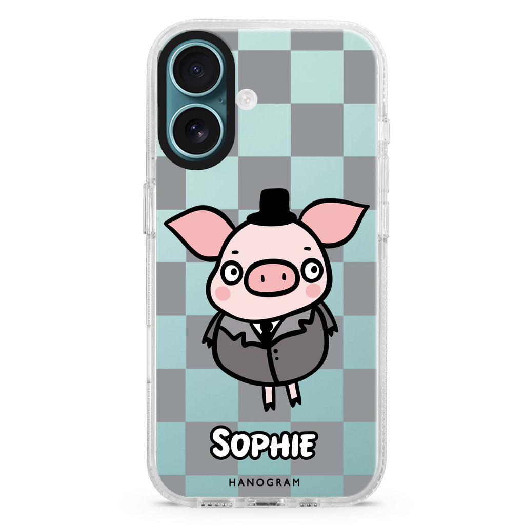 Handsome Pig 水晶透明保護殼