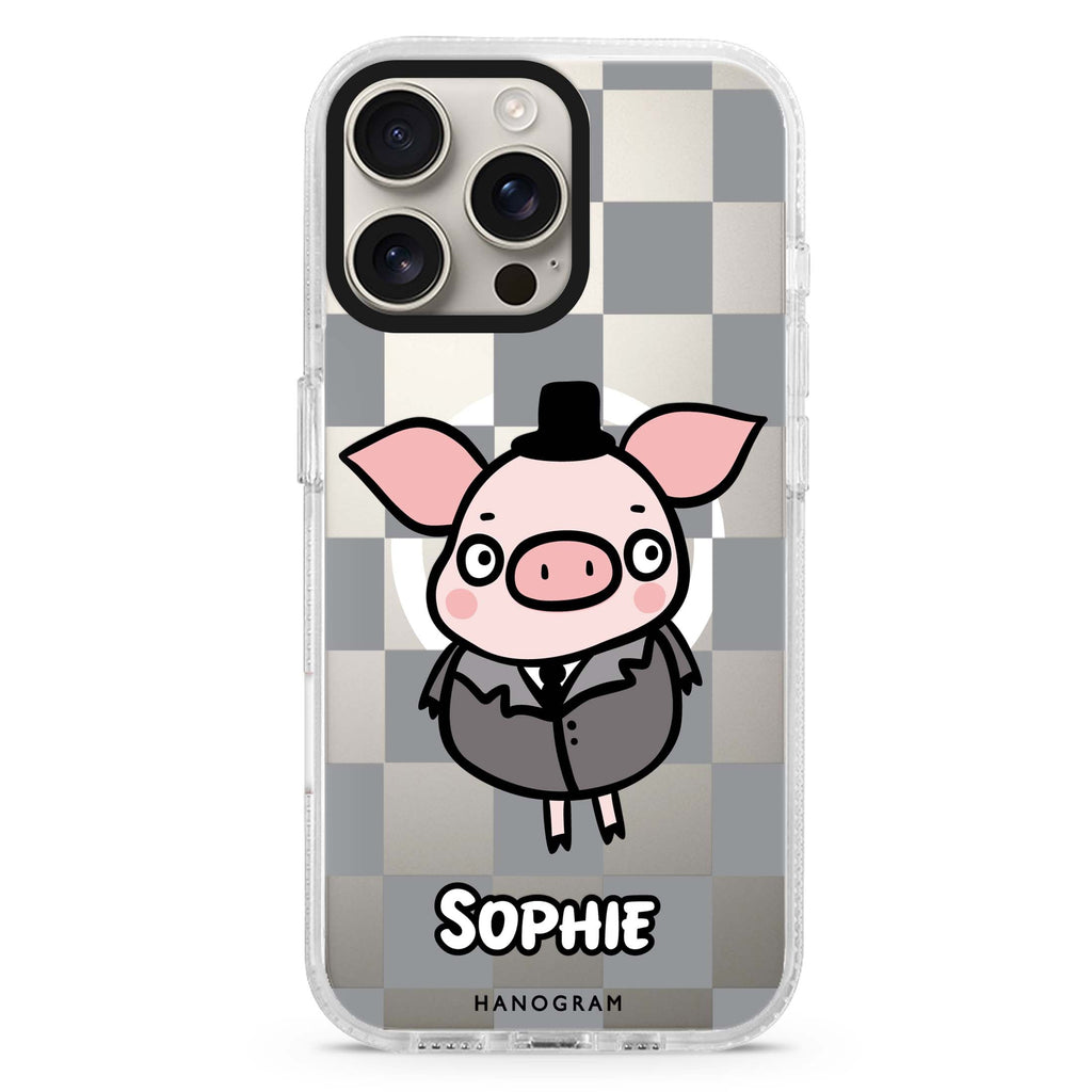 Handsome Pig Magsafe 兼容水晶透明保護殼