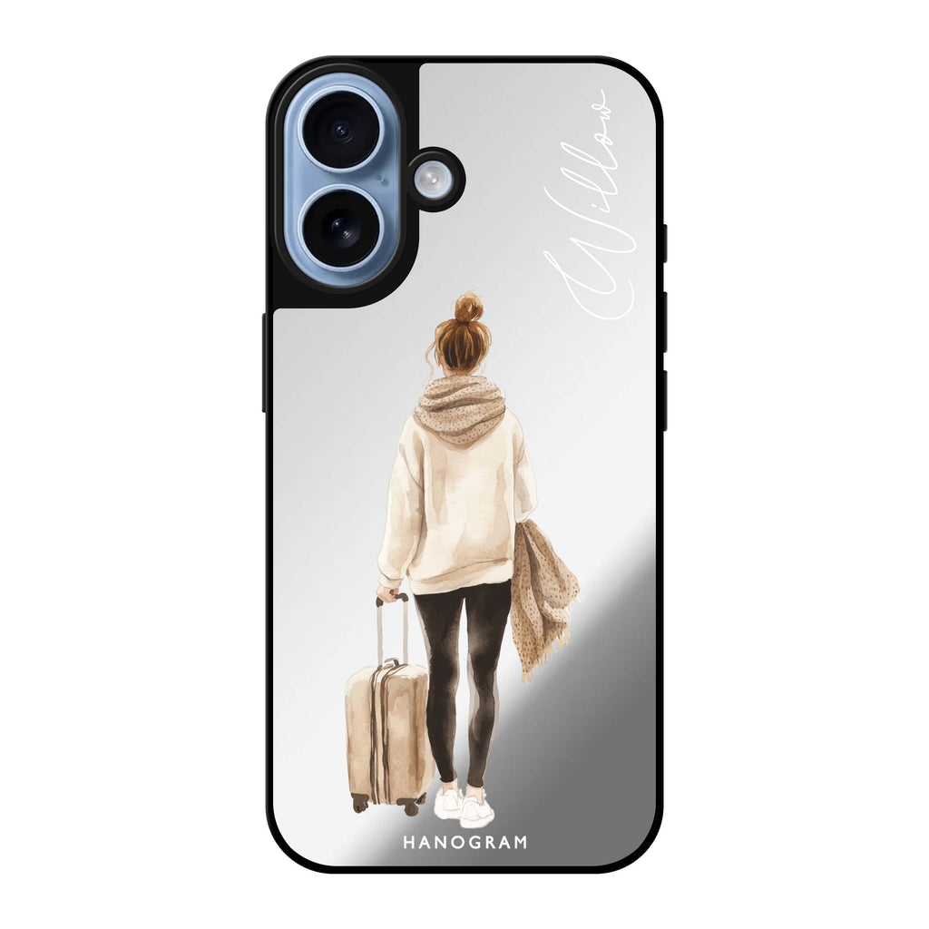 Reflective iPhone 16 Mirror Case –Weekend Stroll iPhone Design