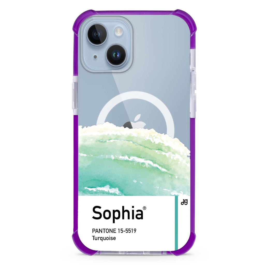 #15-5519 Turquoise I iPhone 15 Plus Magsafe 兼容超強防摔保護殼