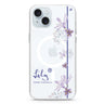 #18-3943 Blue Iris II iPhone 15 Plus Magsafe 兼容水晶透明保護殼