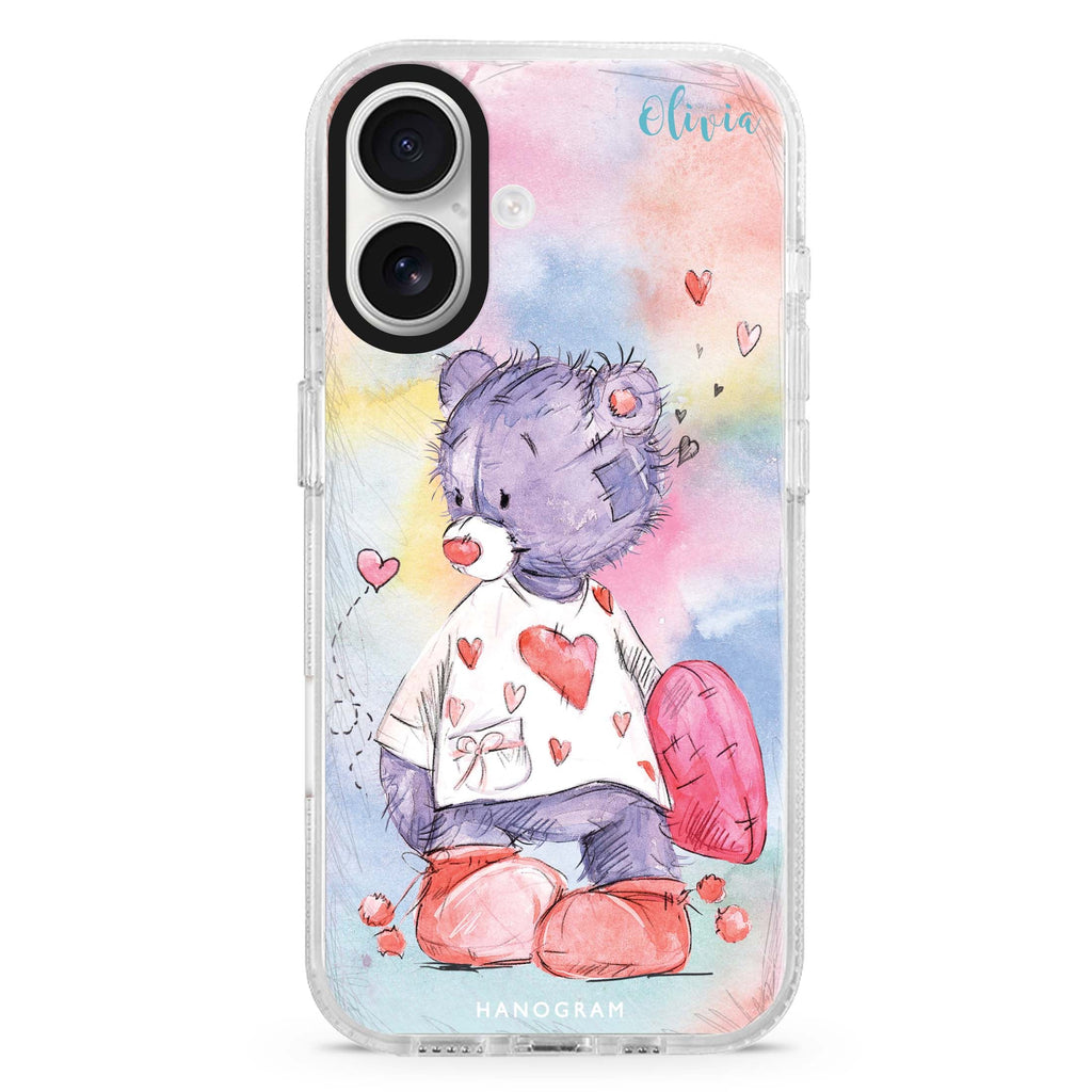 Sweet Bear 水晶透明保護殼