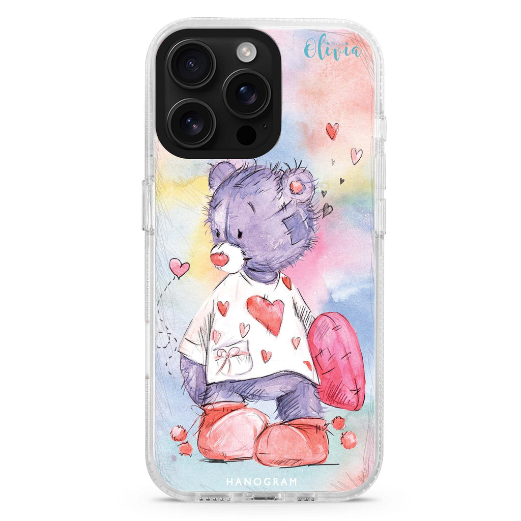Sweet Bear Magsafe 兼容水晶透明保護殼