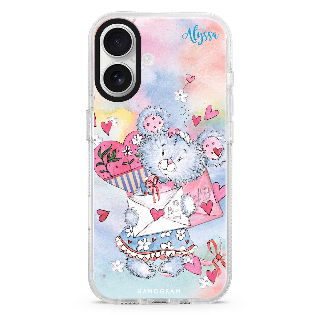 Sweet Bear 水晶透明保護殼