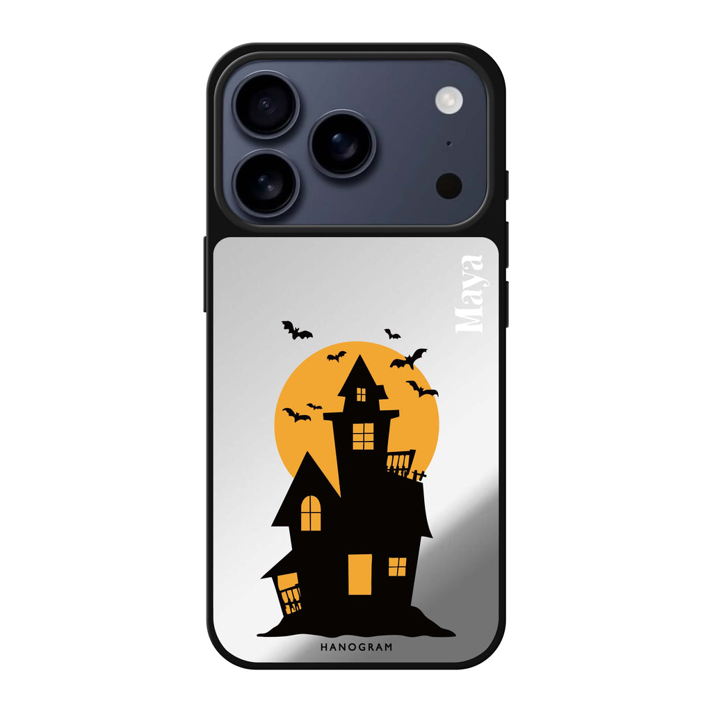 Moonlit Haunted House 月亮幽靈 iPhone 17 Pro Max 鏡面手機殼主圖