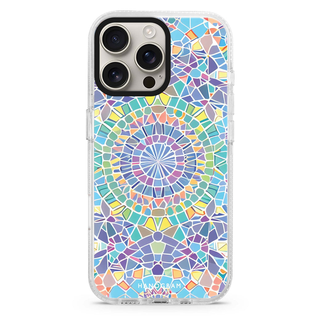 Mosaic artwork Magsafe 兼容水晶透明保護殼