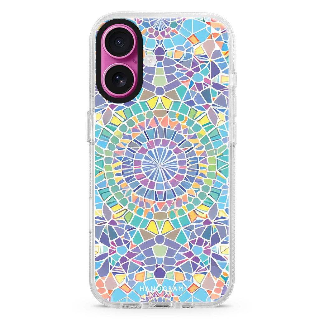 Mosaic artwork Magsafe 兼容水晶透明保護殼