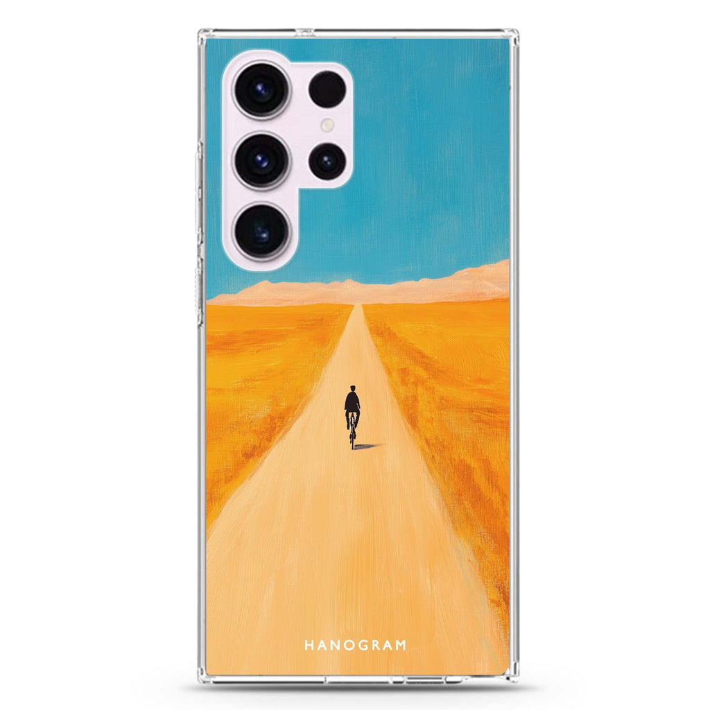 Pedal Alone Samsung Galaxy Ultra 透明保護殼，適用 S26/S25/S24/S23 Ultra，圖1