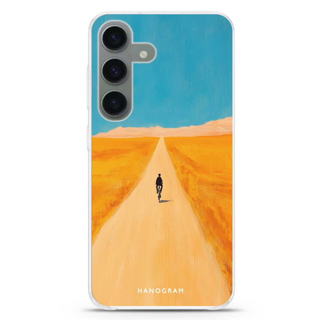 Pedal Alone Samsung Galaxy S26/S25/S24 水晶透明保護殼正面展示