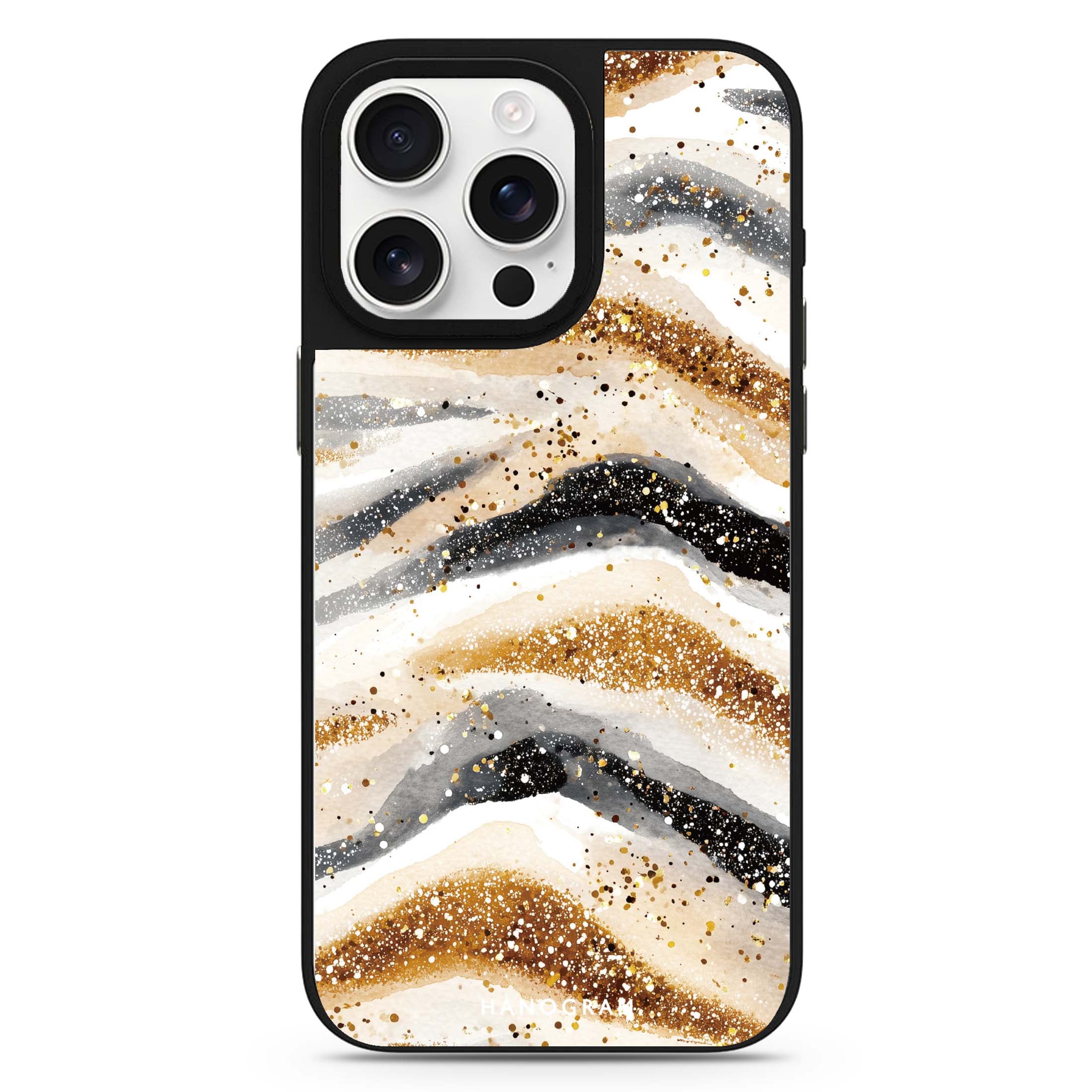 Pretty Floral iPhone 15 Pro Max Magsafe 兼容水晶透明保護殼