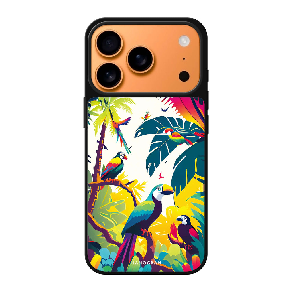 Tropical birds 款式2 鳥類 iPhone 17 Pro Max 鏡面手機殼主圖